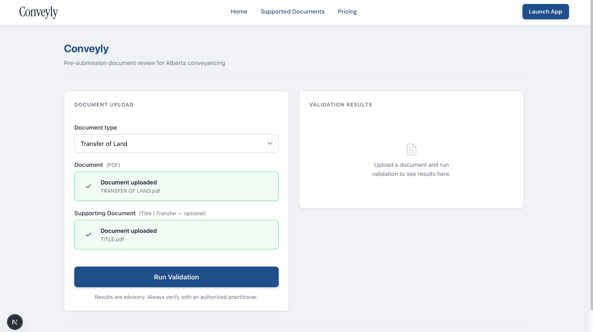 Upload your document